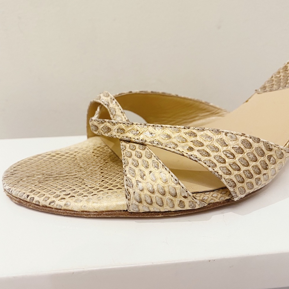 Michael Kors Collection Italy Python Snakeskin Mu… - image 7